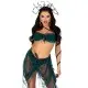 Эротический костюм Медузы Горгоны Leg Avenue Medusa Costume XS, топ, юбка, нарукавники, украшения