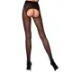 Эротические колготки Passion TIOPEN 006 3/4 (30 den), nero, с вырезом, имитация трусиков