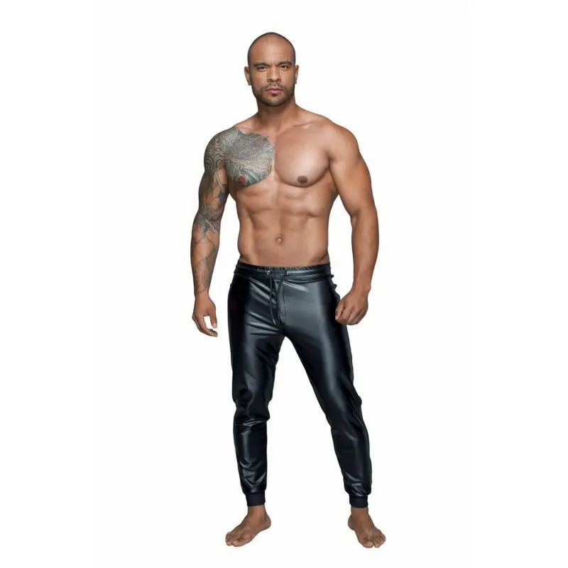Мужские треггинсы Noir Handmade H063 Powerwetlook treggings - XL