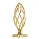 Анальная пробка LOCKINK SEVANDA Hollow Spiral Golden Metal Anal Plug - L size