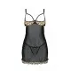 Эротический пеньюар Passion MARINA CHEMISE, XXL/XXXL, beige
