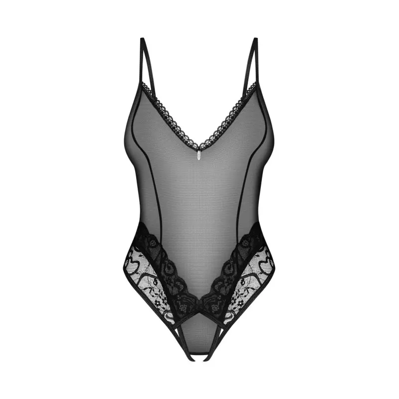 Боди Obsessive Blomentis crotchless teddy M/L