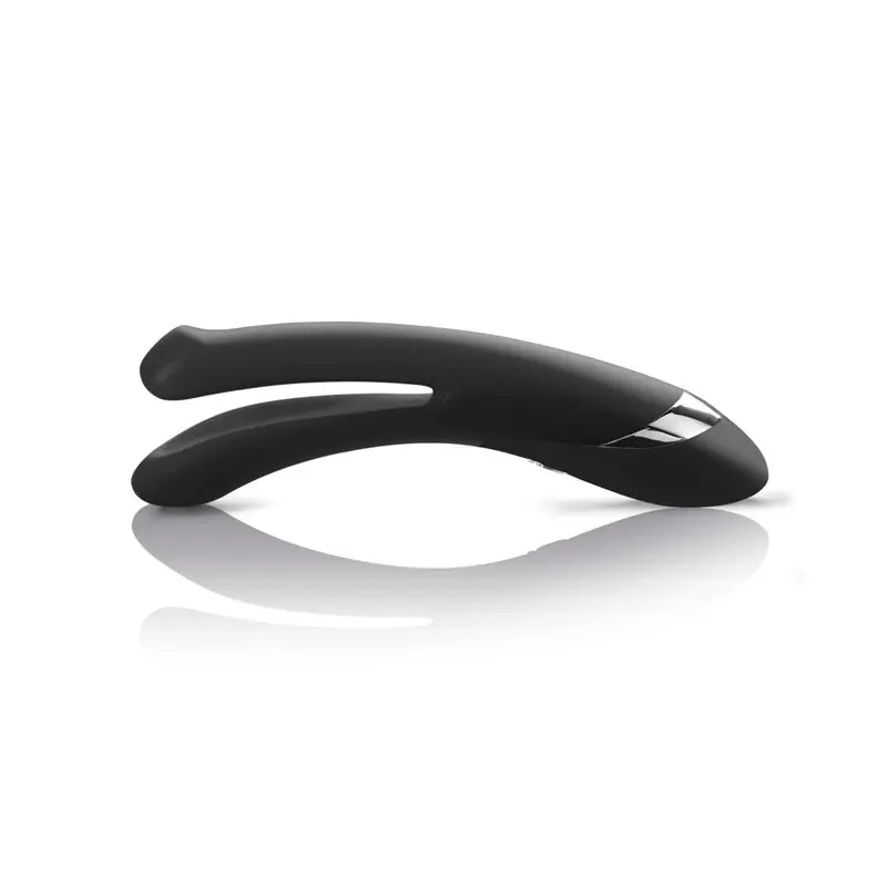 Вибратор двойной с электростимуляцией Mystim Tingling Aparte eStim Black, миостимулятор