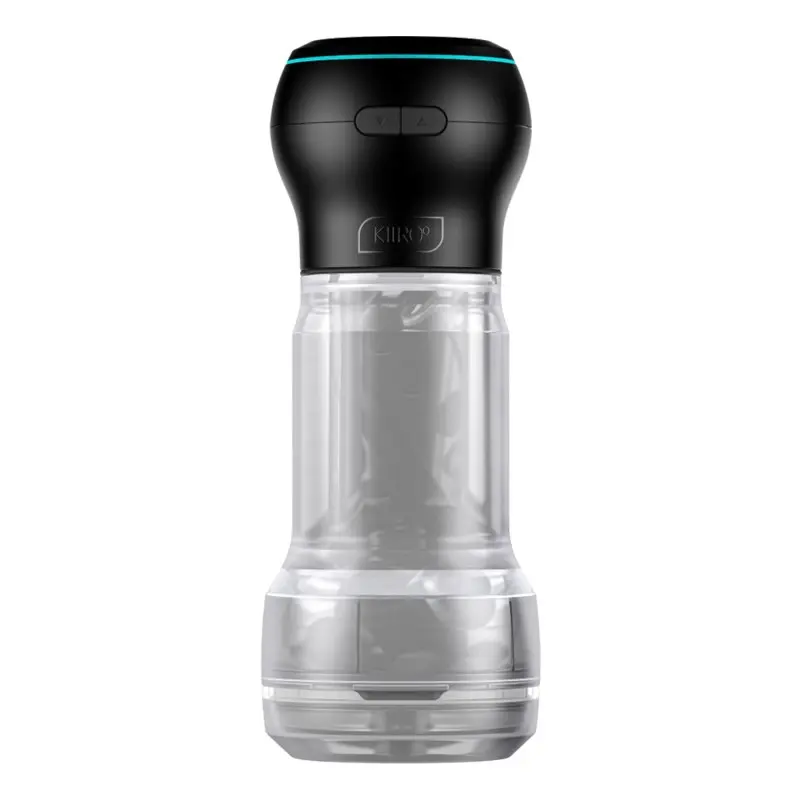 Мастурбатор Kiiroo Feel Pocket Crystal с всасывающей интерактивной насадкой PowerBlow Combo Set