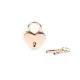 Замочек Liebe Seele Heart Shape Padlock Rose Gold (2 шт)