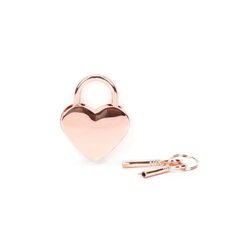 Замочек Liebe Seele Heart Shape Padlock Rose Gold (2 шт)