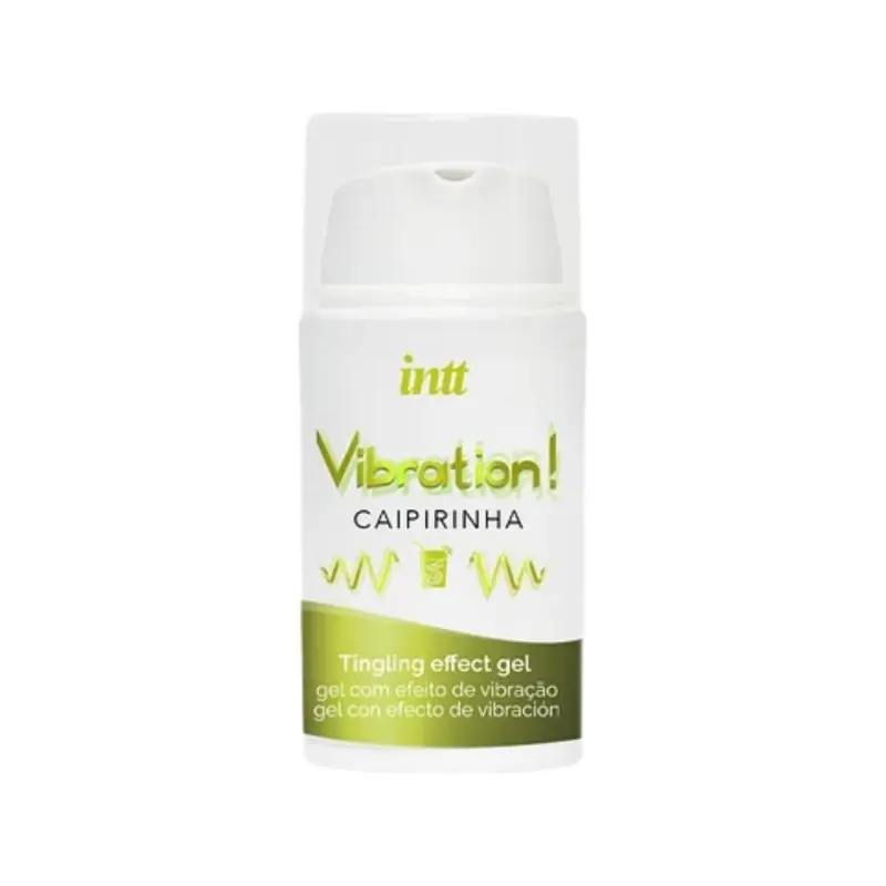 Жидкий вибратор Intt Vibration Caipirinha (15 мл), густой гель, очень вкусный, действует до 30 мин