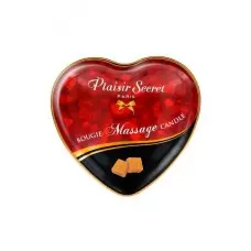 Массажная свеча-сердечко Plaisirs Secrets Caramel (35 мл)