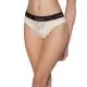 Трусики с широкой резинкой и кружевом Passion PS001 PANTIES S, ecru