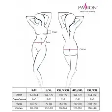 Пояс-стрепи для панчіх Passion Exclusive SHELLY GARTER BELT XXL/XXXL, black