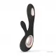 Вибратор-кролик LELO Soraya Wave Black, манящие движения ствола