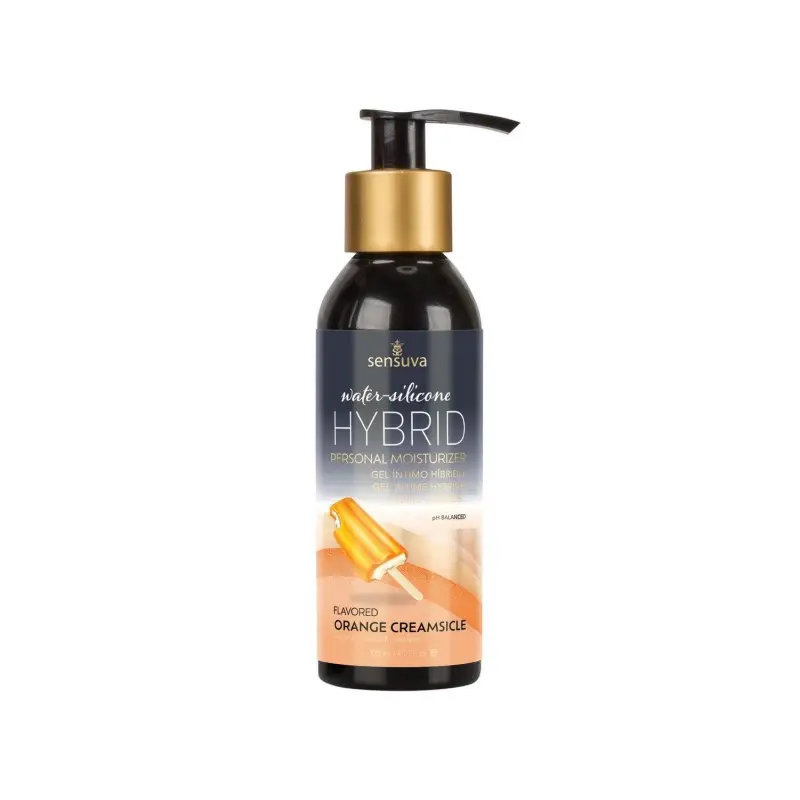 Смазка водно-силиконовая Sensuva Hybrid Orange Creamsicle (125мл) без сахара, можно для оральных лас