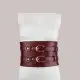 Кожаный пояс для бондажа Liebe Seele Wine Red Waist Cuff, M Size