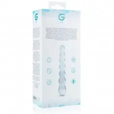 Скляний дилдо у вигляді намистин Gildo Glass Dildo No. 19