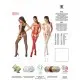 Бодистокинг Passion BS054 white, комбинезон, имитация чулок, открытый животик