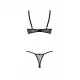 Комплект MARINA SET WITH OPEN BRA beige S/M - Passion