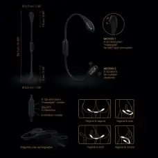 Вібратор на гнучкому зчепленні зі стимуляцією пальчиком Dorcel DUAL EXPLORER