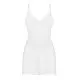 Пеньюар Obsessive Alissium chemise & thong, XS/S, кружевной лиф, стринги в комплекте