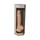 Фаллоимитатор SilexD Tomas Flesh (MODEL 1 size 9in), двухслойный, силикон+Silexpan, диаметр 4,9см