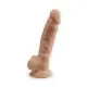 Фаллоимитатор SilexD Tomas Flesh (MODEL 1 size 9in), двухслойный, силикон+Silexpan, диаметр 4,9см