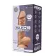 Фаллоимитатор с вибрацией SilexD Norman Vibro Flesh (MODEL 1 size 8,5in), двухслойный, диаметр 5 см