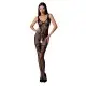 Бодистокинг Passion BS069 black, комбинезон, имитация чулок и боди