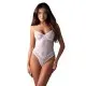 Боди Obsessive Alissium Teddy XL/2XL, лиф с мягкой чашкой, высокие вырезы для ног