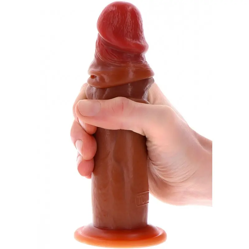 Фаллоимитатор Get Real Skin Foreskin Dildo, 19 см
