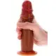 Фаллоимитатор Get Real Skin Foreskin Dildo, 19 см