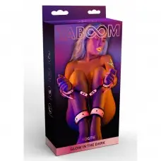 Taboom Hogtie - Хрестоподібний БДСМ фіксатор з карабінами, 28 см (рожевий)