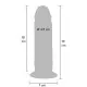 Фаллоимитатор Get Real Skin Foreskin Dildo, 19 см