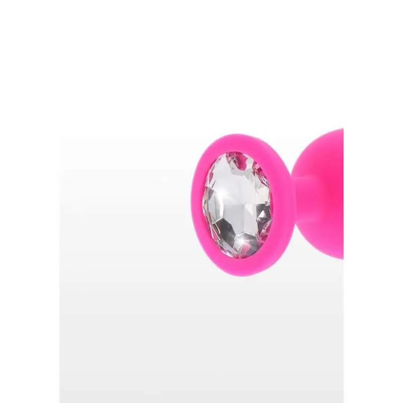 Toy Joy Large Diamond Booty Jewel - Пробка анальная, 9х4 см (розовая)
