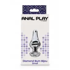 Toy Joy Small Diamond Bum Bijou - Анальная пробка, 7х3 см