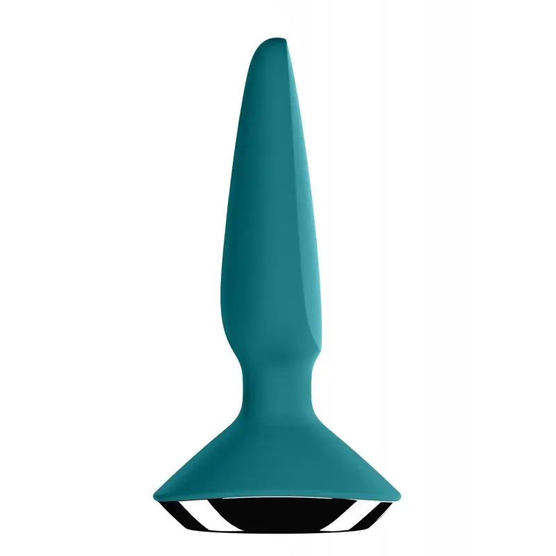 Satisfyer Plug-ilicious 1 - Анальна смарт-пробка, 14х3 см, (зелена)