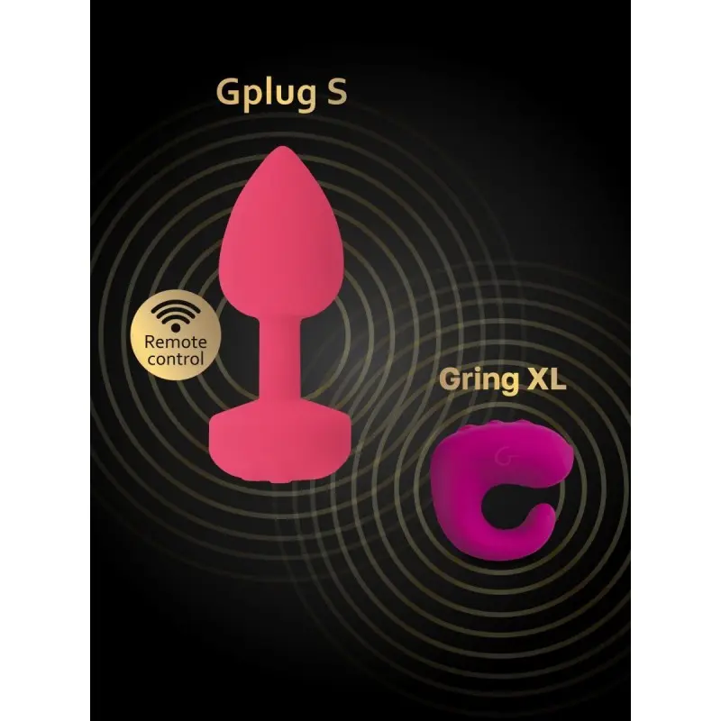 Gvibe Gring XL (Англія) - Міні-вібратор на палець, 5х3.7 см (фіолетовий)