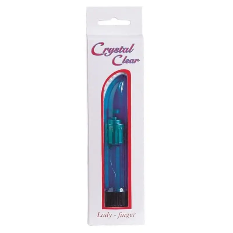Seven Creations - Crystal Clear, 13х2.5 см - Вібратор пластиковий, (рожевий)