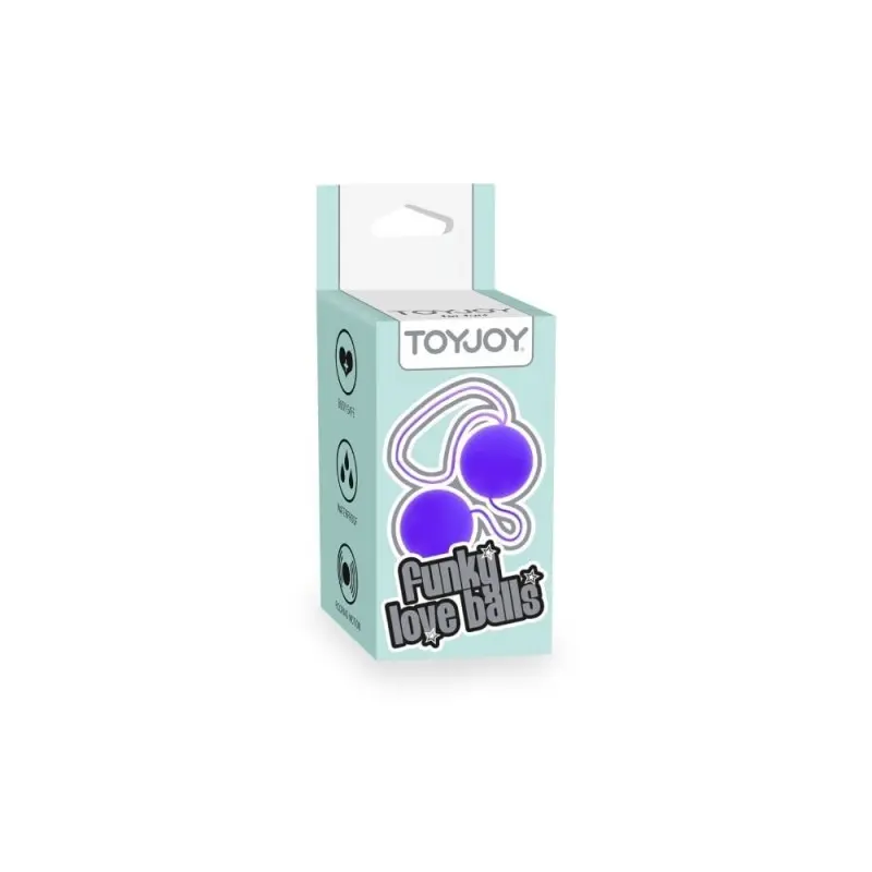 Toy Joy Funky Love - Вагинальные шарики, 3.5 см (фиолетовый)