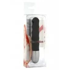 Seven CreationsDiscretion Ribbed Vibrator - Міні-вібратор, 11х2 см. (чорний)