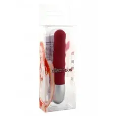 Seven Creations Discretion Ribbed Vibrator - Seven Creations, 11х2 см. (червоний)