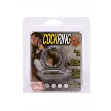 Seven Creations VIibrating Cockring Silicon - виброкольцо, 5х3 см (прозрачный)