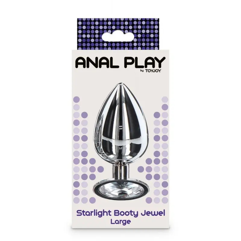 Toy Joy Large Starlight Booty Jewel - Пробка анальная, 9.5х4.1 см