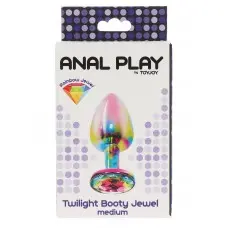 Toy Joy - Twilight Booty Jewel Medium - Анальная пробка, 8х3,4 см (M)