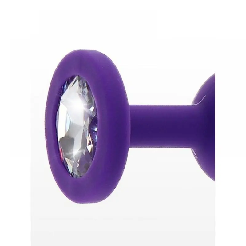 Toy Joy Small Diamond Booty Jewel - Пробка анальная, 7х2.5 (фиолетовая)
