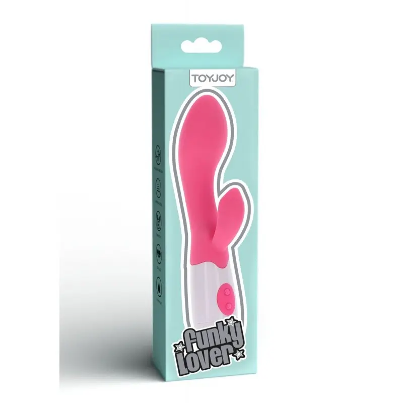 Toy Joy Funky Lover Vibe - Вібратор, 19х3 см (рожевий)