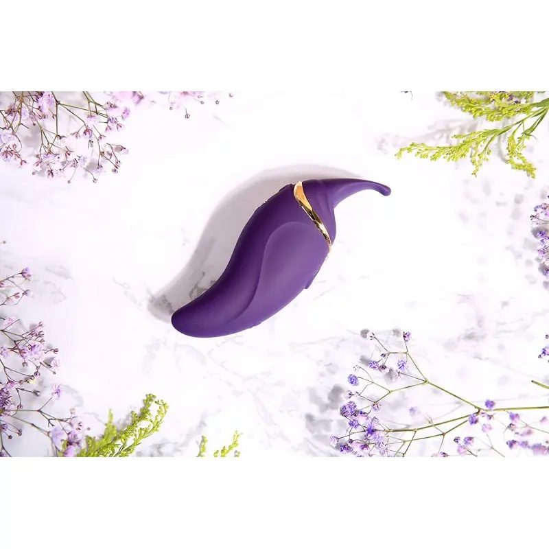 Zalo Hero Pulse Wave Massager- Импульсно-волновой массажер для клитора, 14.8 см (фиолетовый)