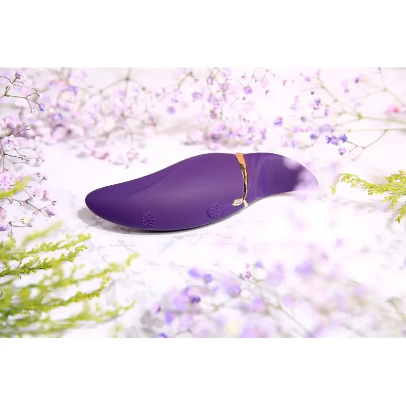 Zalo Hero Pulse Wave Massager- Импульсно-волновой массажер для клитора, 14.8 см (фиолетовый)