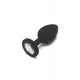ToyJoy Diamond Booty Jewel Small - Анальная пробка с кристаллом, 7х2.5 см (S)