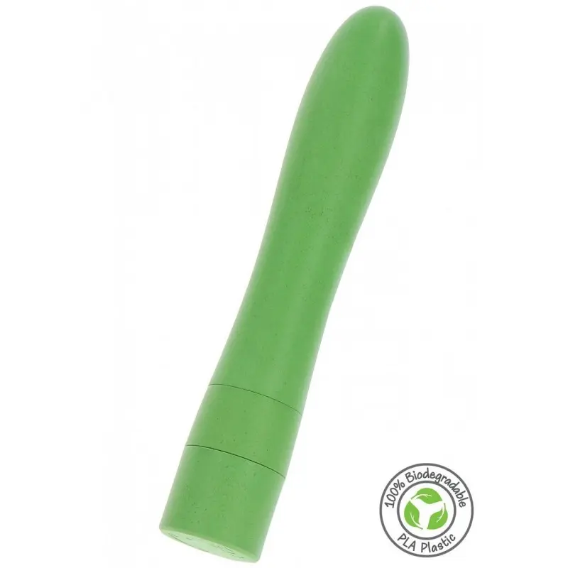Fuck Green Vegan Vibrator - Вибратор, 17 см (зеленый)