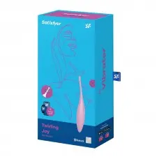 Satisfyer Twirling Joy стимулятор клітора, 18х3.4 см (рожевий)