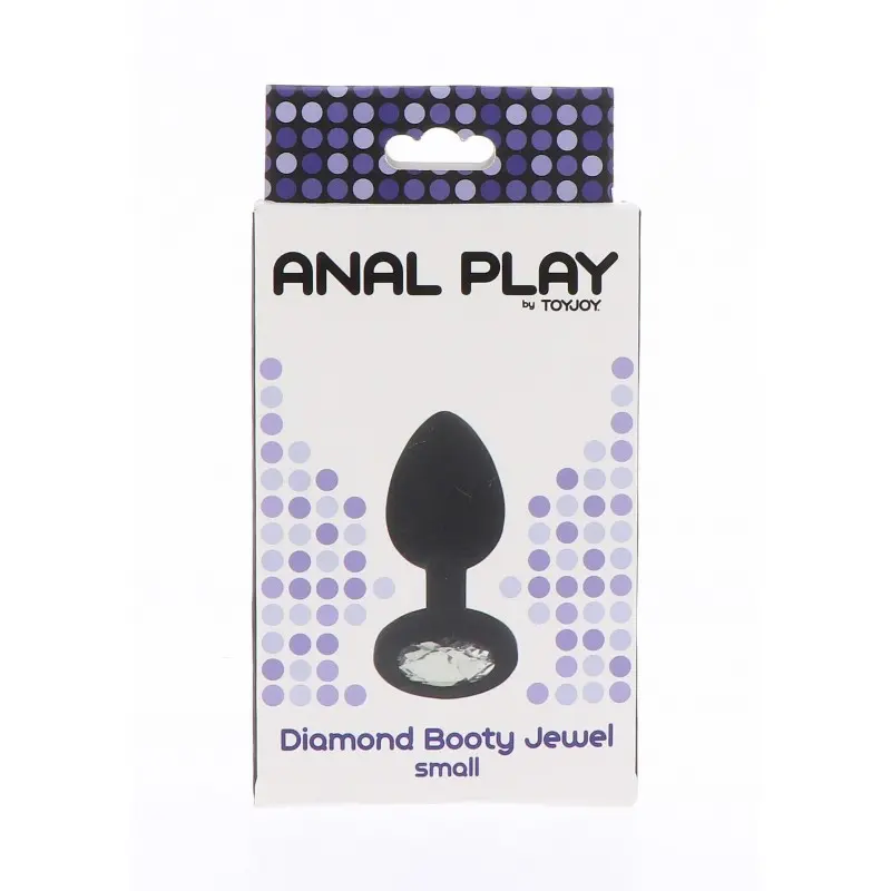 ToyJoy Diamond Booty Jewel Small - Анальная пробка с кристаллом, 7х2.5 см (S)